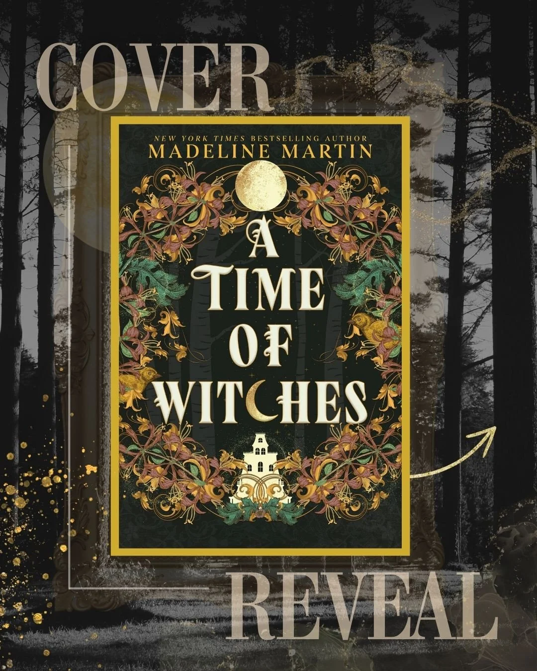 There's nothing I love better than sharing a cover reveal for one of my author friends. And this one is stunning! Take a look at the beautiful cover for A Time of Witches by @MadelineMMartin who is, you might remember, my co-host for the reader trip 