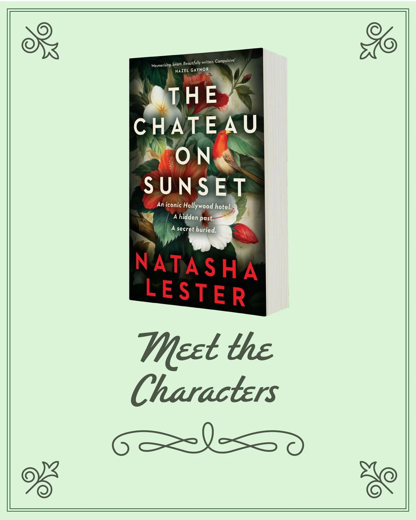 With just two weeks to go until THE CHATEAU ON SUNSET is published here in Australia, it&rsquo;s time to meet some more of the characters from the book!

Last week you met main character Aria; now it&rsquo;s time to meet starlets Calliope and Flitter