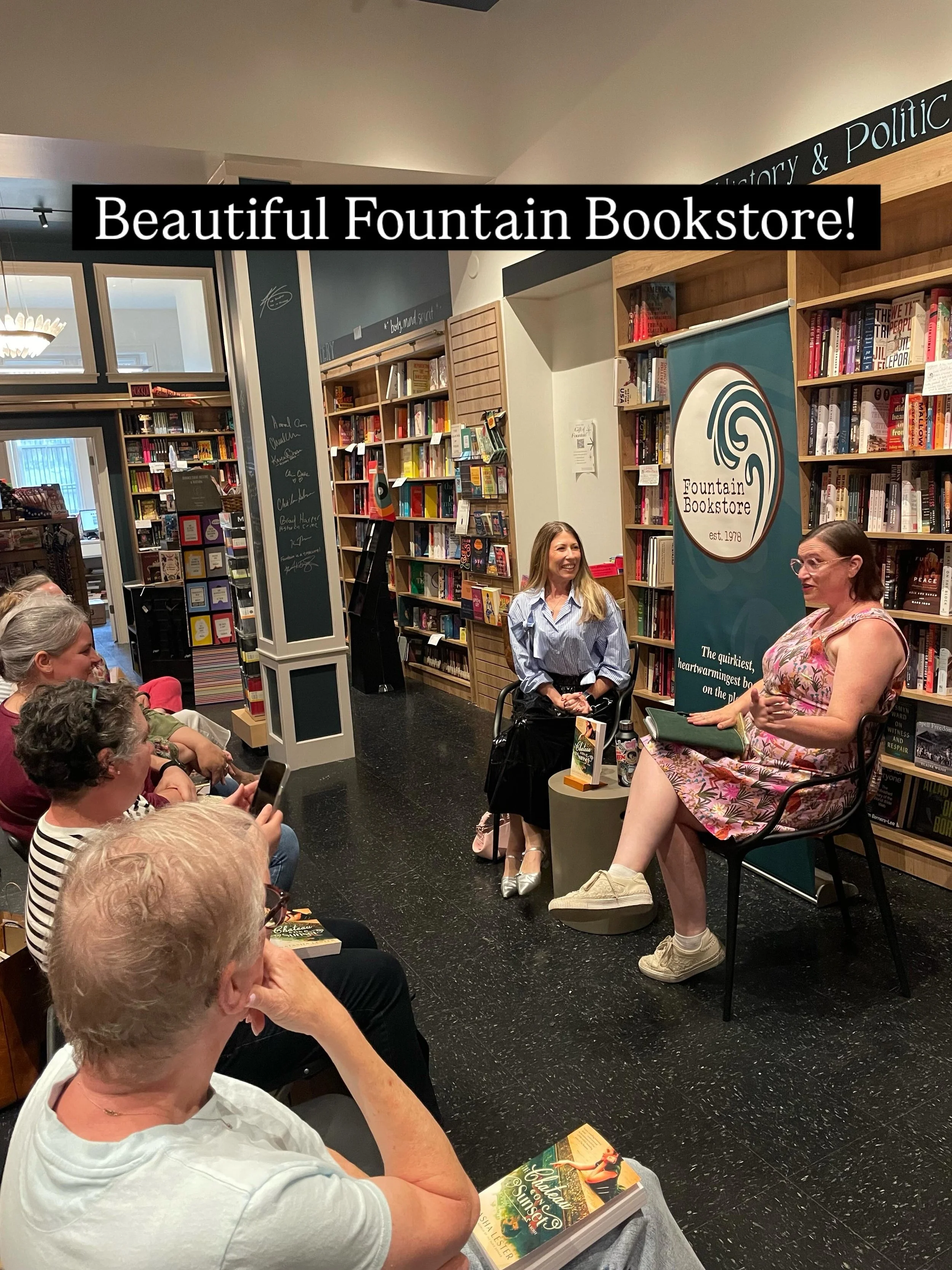Last night I got to sign my name on a wall and I had my first canine guest at an event!

Huge thank you to @fountainbookstore for always supporting my books and for putting together such a wonderful event, and special thanks to Andi for hosting the c
