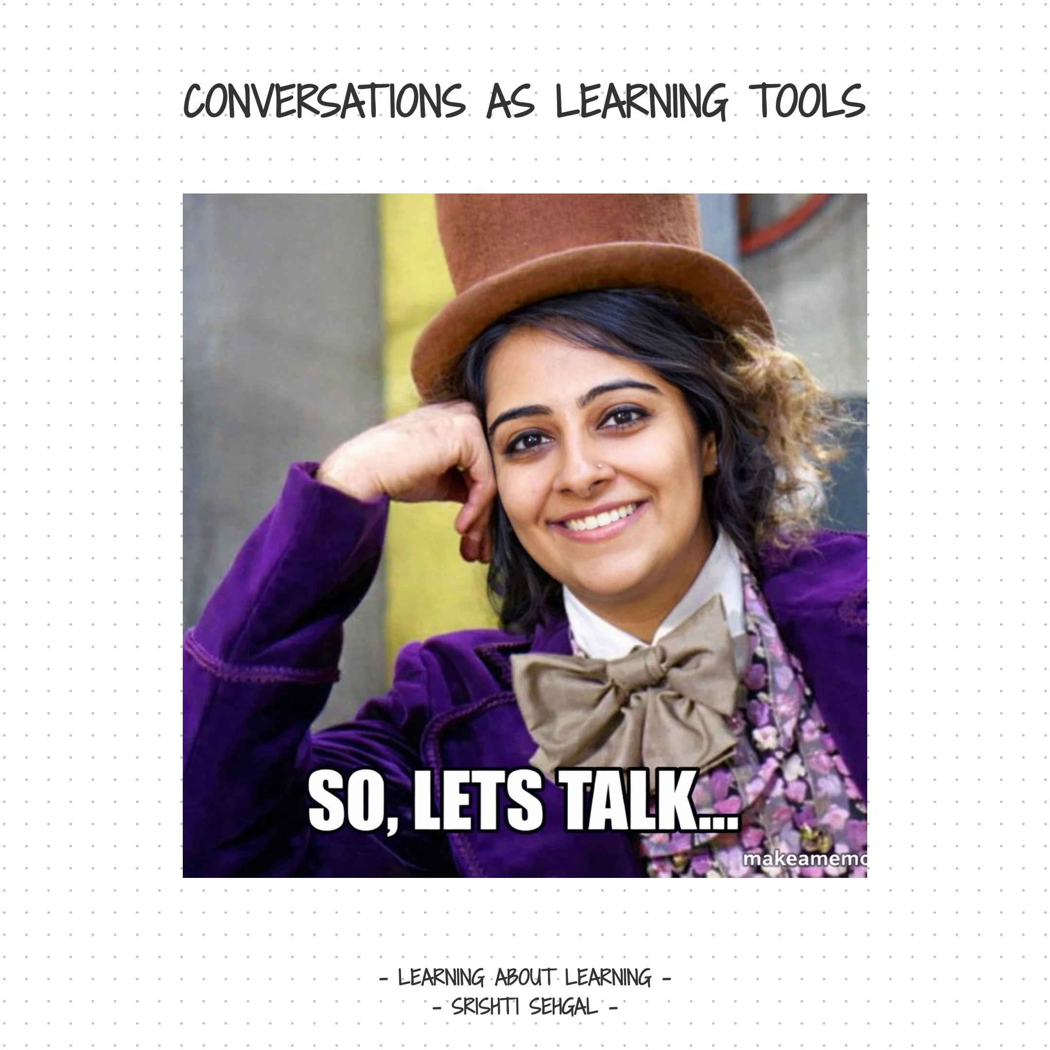 Conversations as Learning Tools