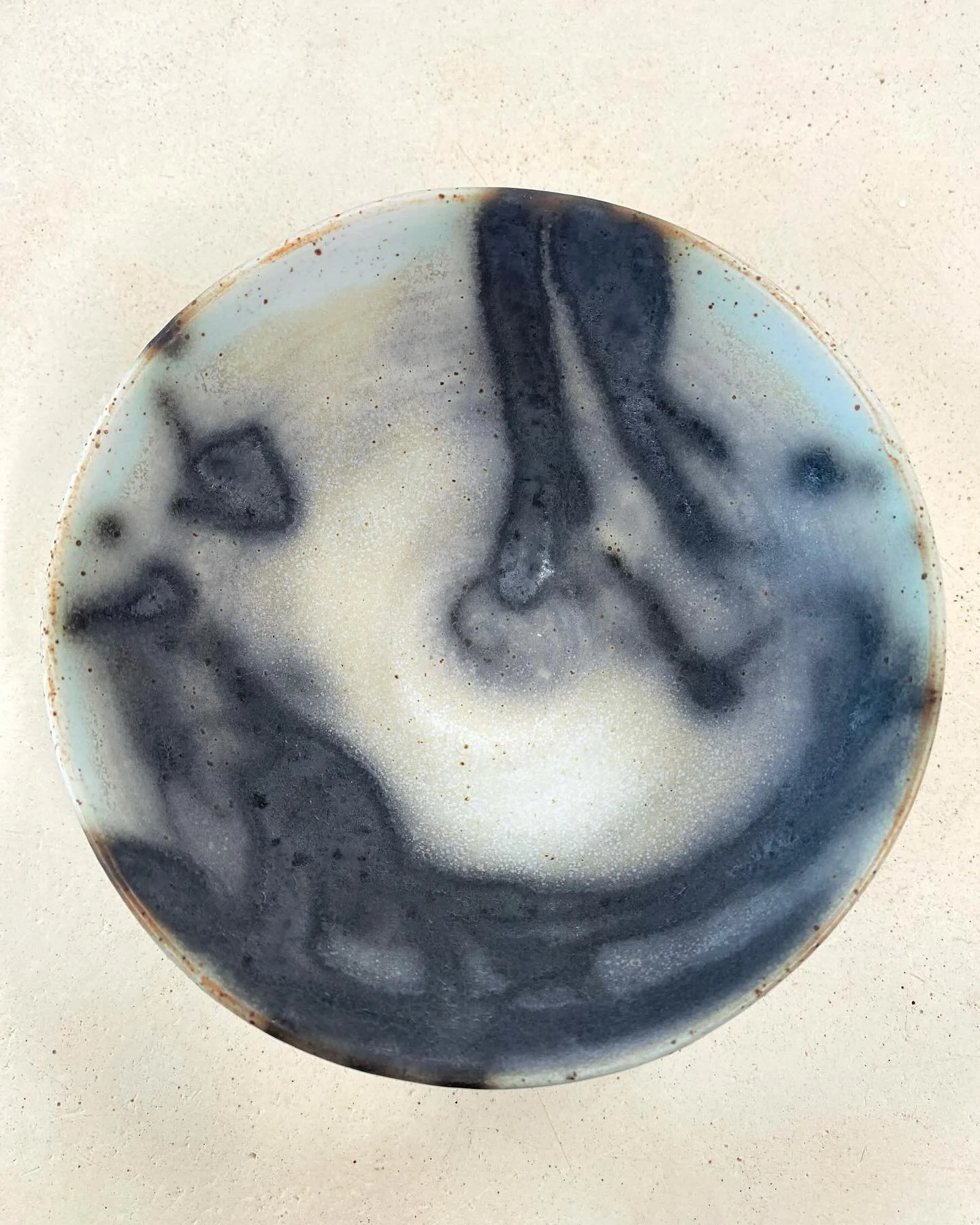 Experiment with shino and copper oxide