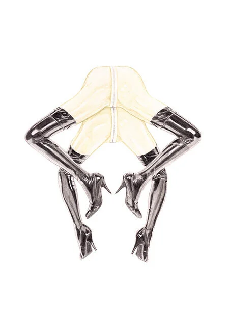 Algorithm 1-9, Goauche on paper, 23 x 31cm.