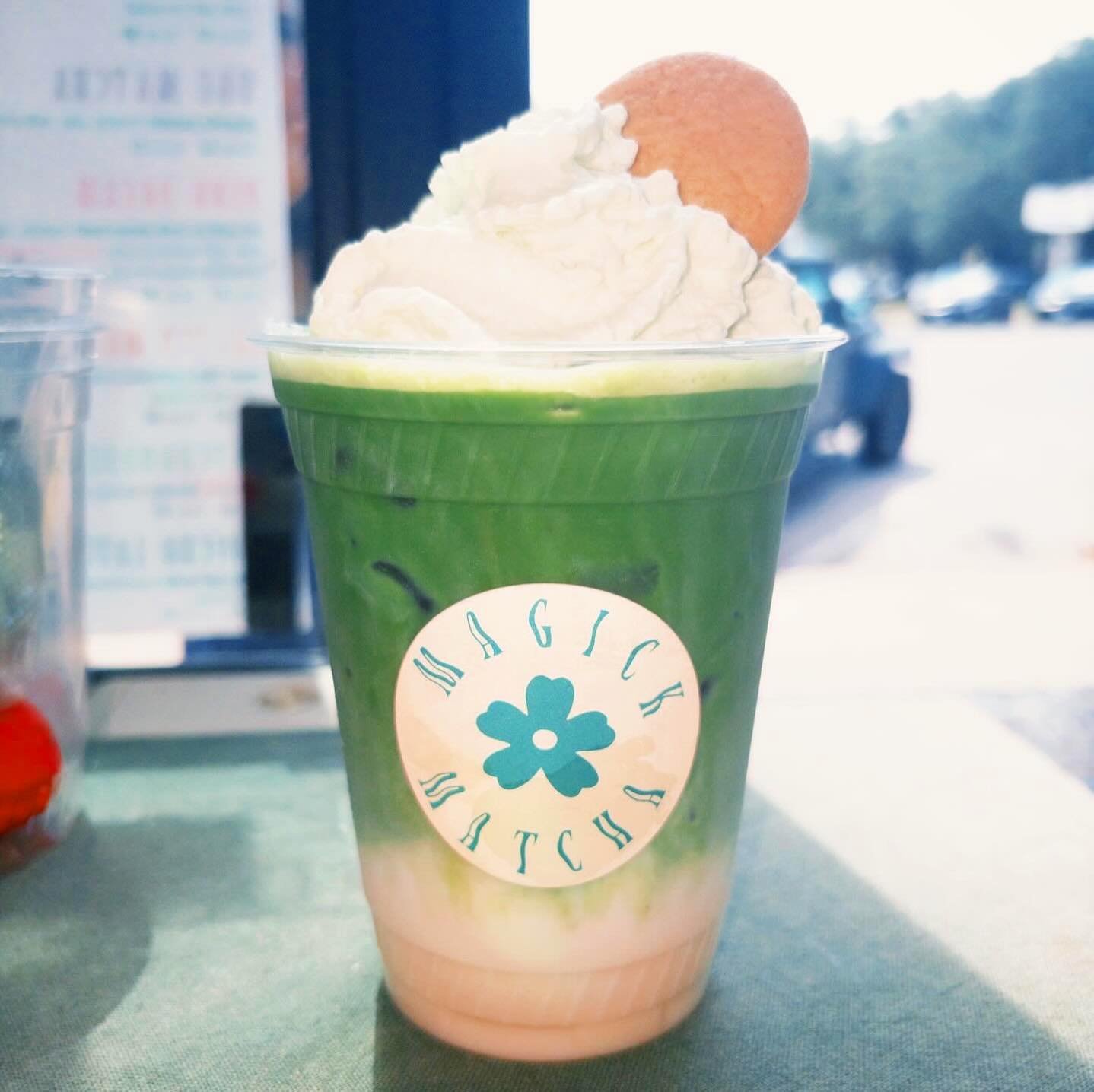Summer vibe check! ❁ We are endlessly grateful and happy as ever to be spending another season out on South Congress with you. We know, it's hot out here... but we've got you covered. 🧊

✩ Introducing: Our brand new seasonal, the *Banana Pudding* ma