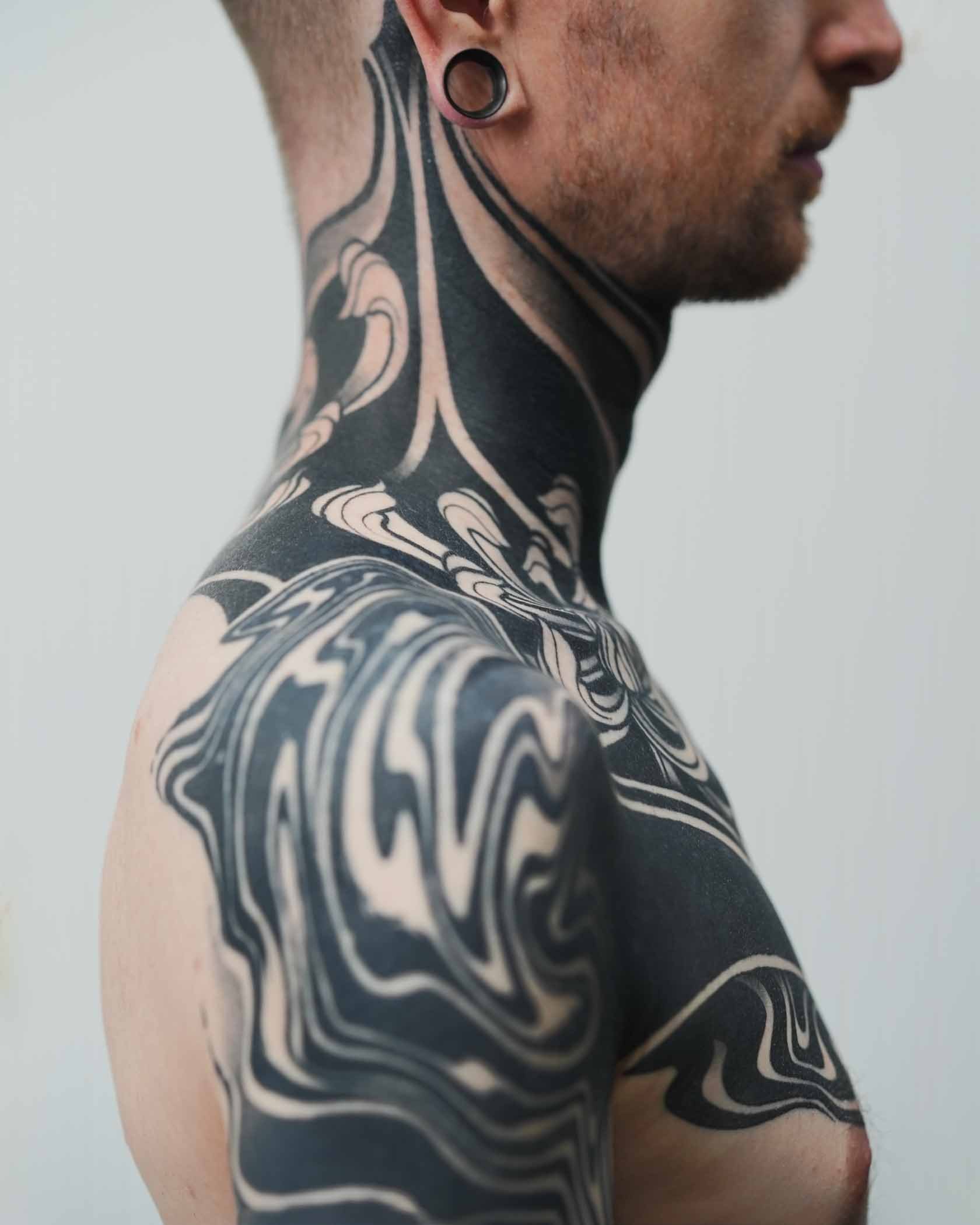 Modern Chrysanthamum Tattoo Symmetrical style by Katie Mizuno Bay Area blackwork tattoos-07.jpg