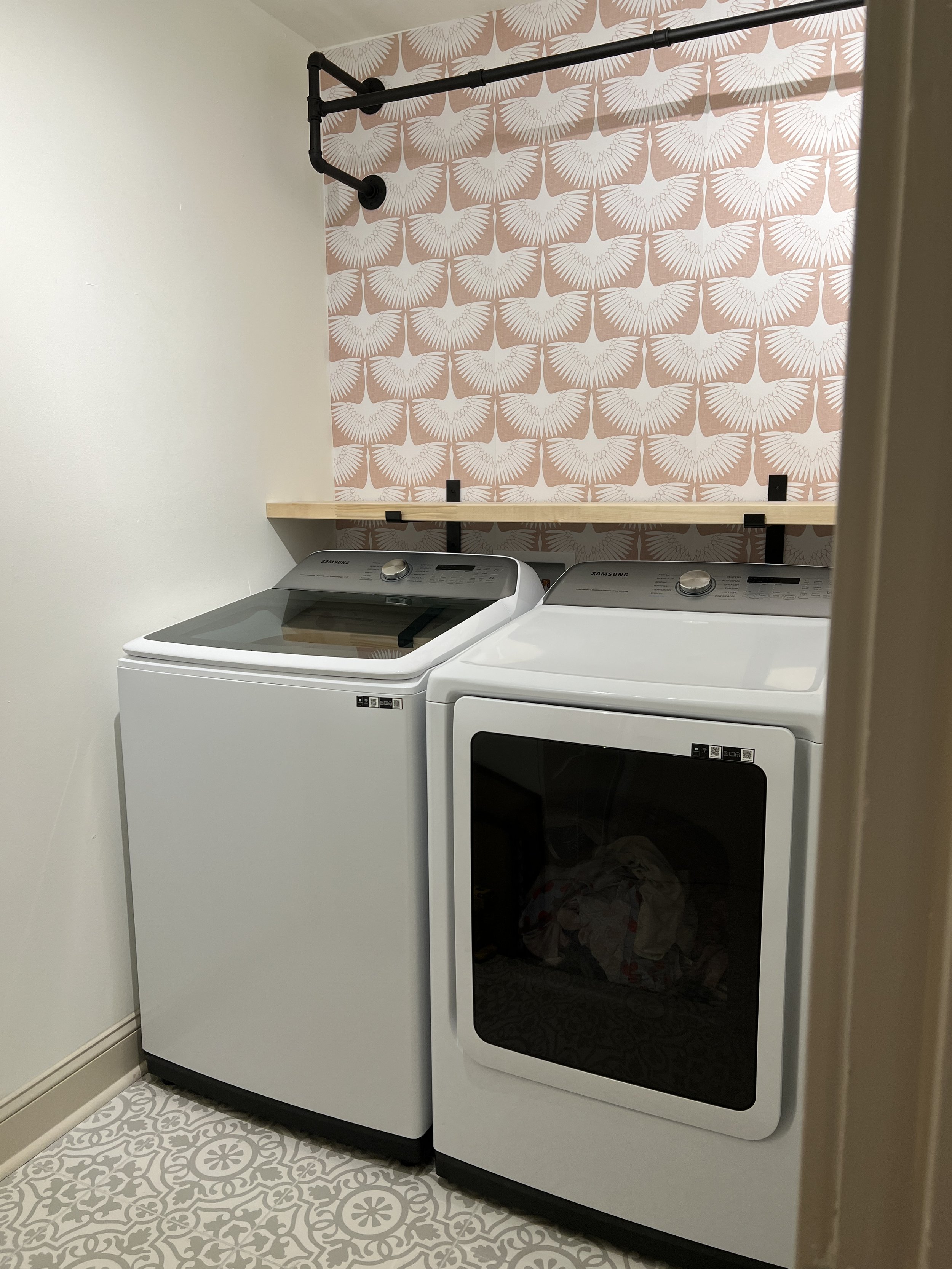 laundry room update/ marietta, ga