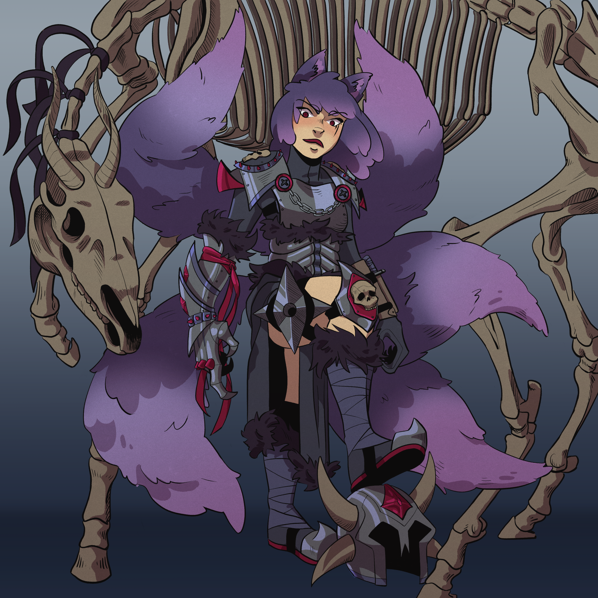 Ai the Undead Cleric: done in Clip Studio Paint