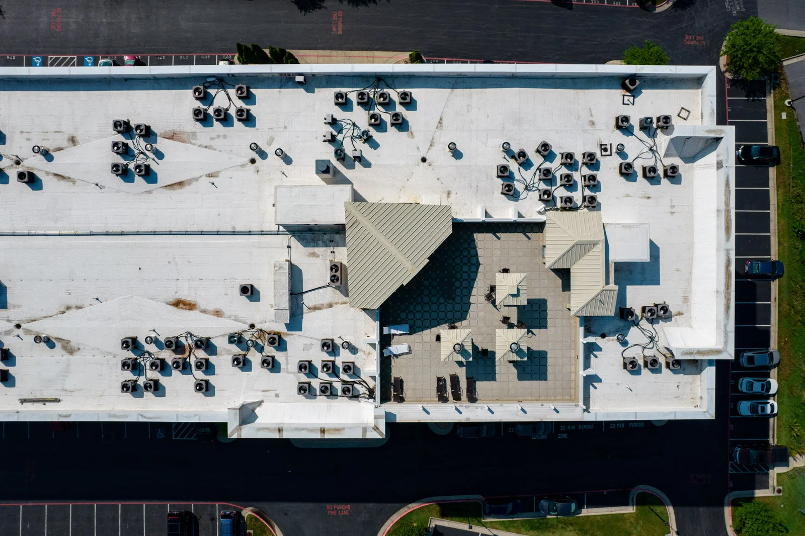 Roof Paver and Pedestal — Skyline Roofing