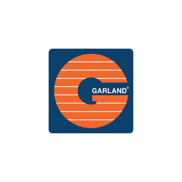 Garland replacement light bulb packaging with large orange letter 'G' and the brand name 'Garland' on a blue background.