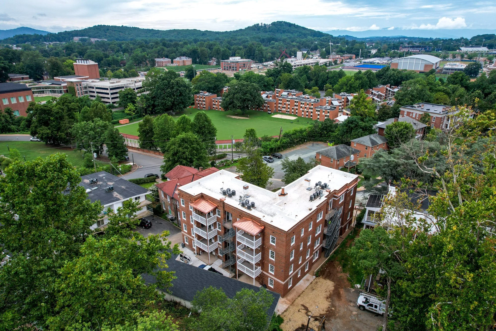 Reviving the Rooftop of The Jack Jouett Apartments — Skyline Roofing