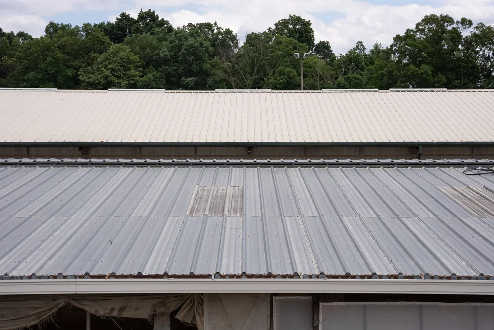Roofing Retrofit at Rockingham County Fair Steer Barn