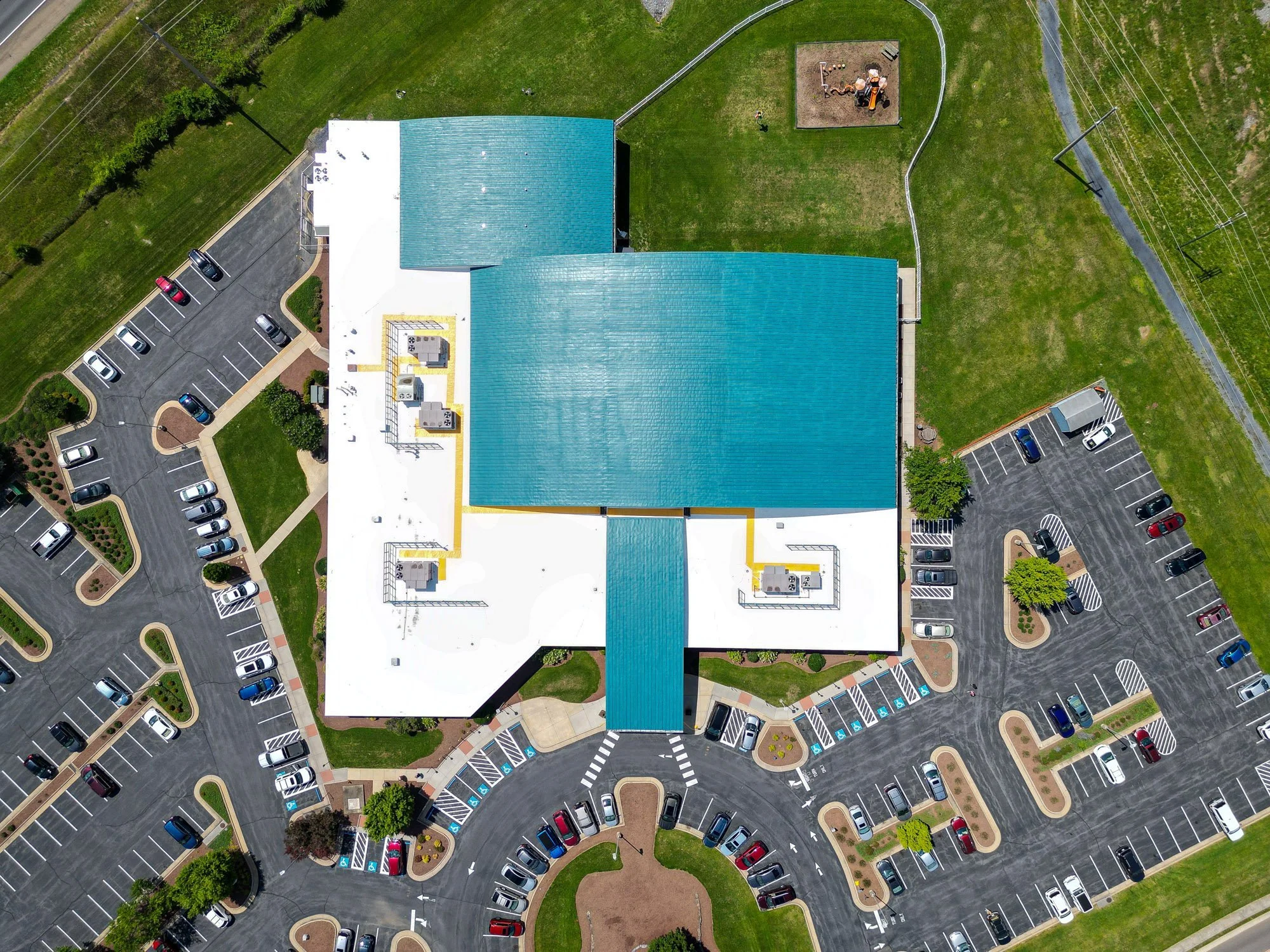 A Seamless Solution: Restoring Sentara RMH Wellness Center’s Roof with a Liquid-Applied Membrane