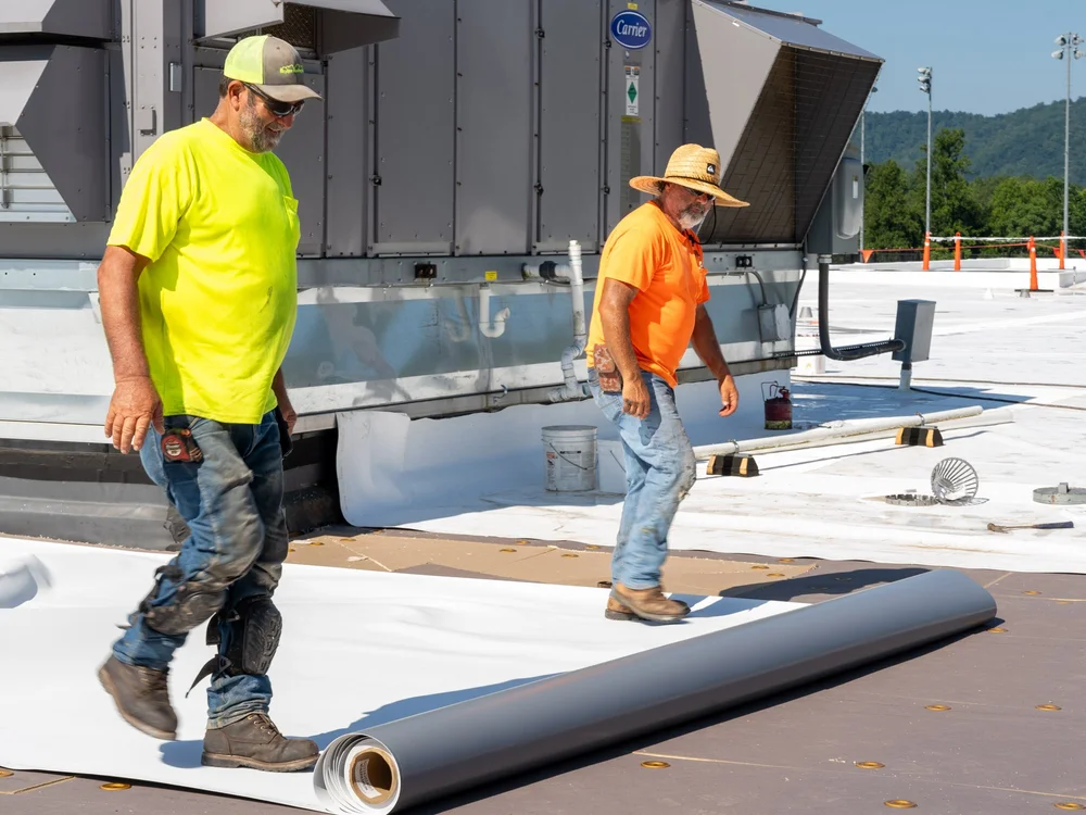 roof replacement virginia school