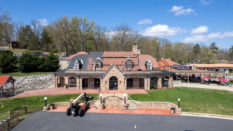 Clay Tile Roof Restoration at Luray Caverns Gift Shop in Luray, VA