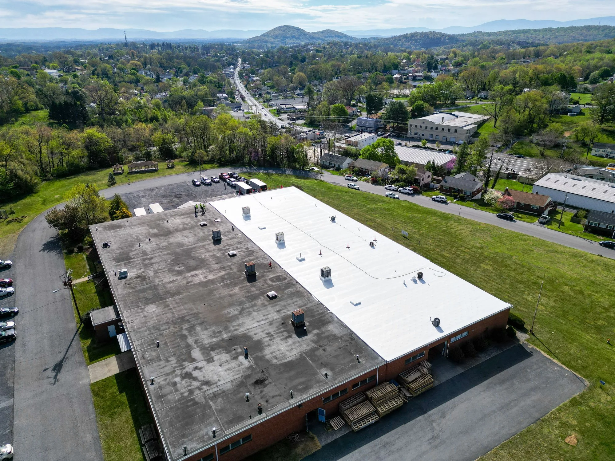commercial roofing repair contractor staunton