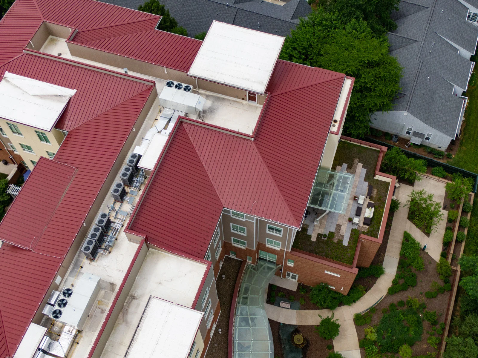 Roof Paver and Pedestal — Skyline Roofing
