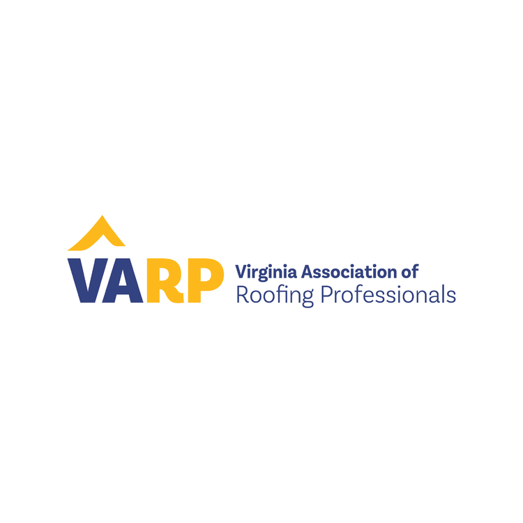 Virginia Association of Roofing Professionals logo featuring a roof graphic and text