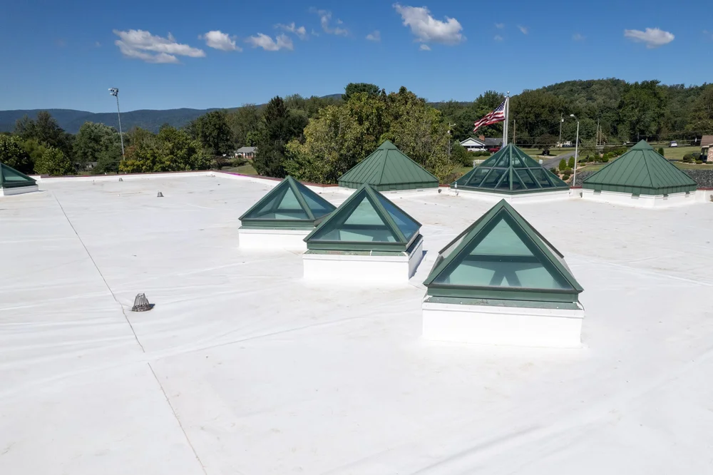 skyline roofing re-roof tpo project