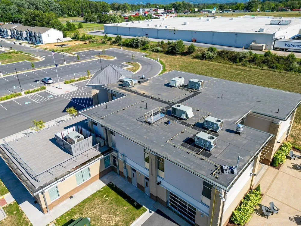 commercial building roof