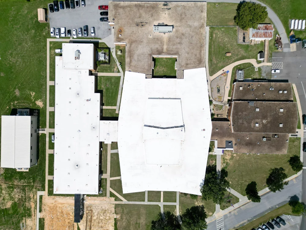 skyline roofing project