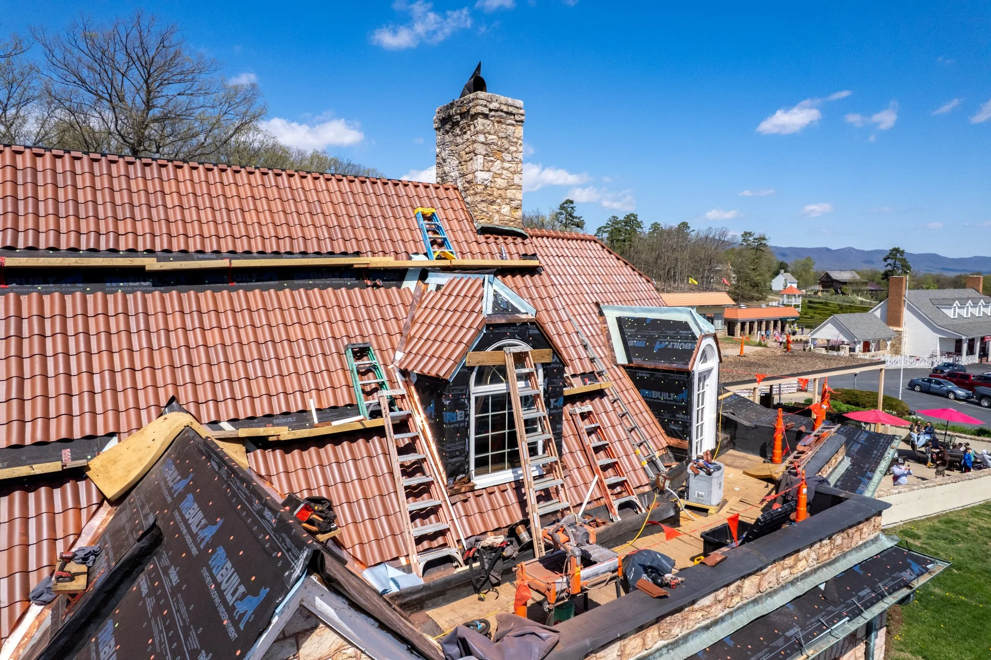 Clay Roof Restoration in Luray Virginia