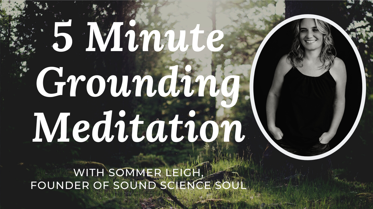 5 Minute Grounding Meditation  Short Guided Meditation for Balance,  Dizziness & Vertigo — Sound Science Soul