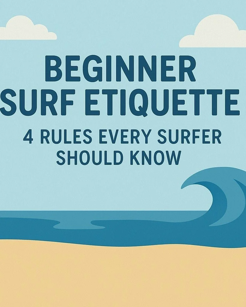 The Surf Etiquette Cheat Sheet:
New to the lineup? Here&rsquo;s how to keep things chill in the water:

🤙 Don&rsquo;t drop in: Wait your turn and respect the wave.
🌊 Paddle wide: Avoid the impact zone when paddling out.
👀 Look around: Communicate 