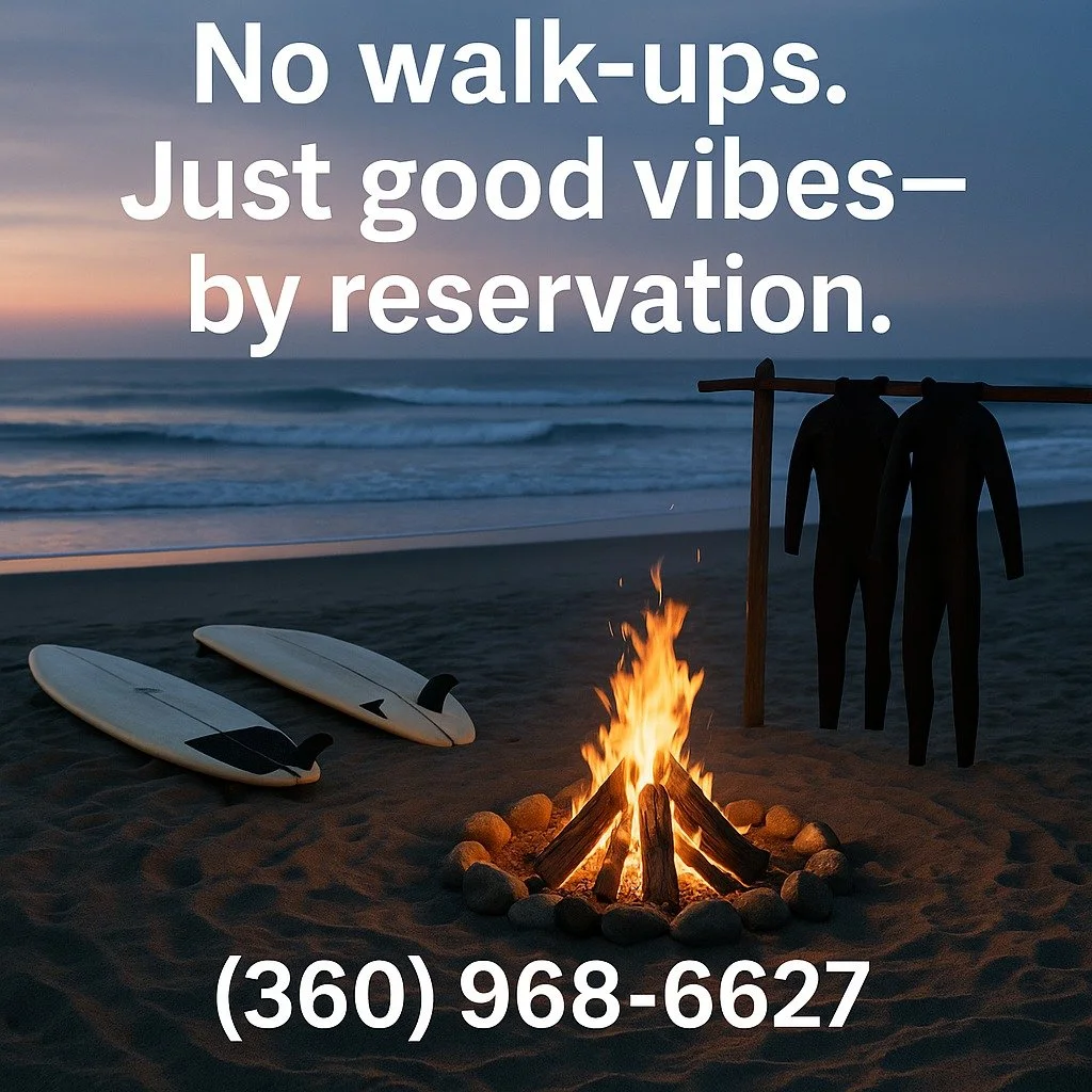 📣 PSA for all you wave chasers: There are ZERO drop-ins at Rough Bar this winter.

We&rsquo;re all about that mellow, dialed-in surf experience&mdash;which means 100% reservation only. No crowds, no lines&mdash;just pure, personalized stoke.

📆 Pla