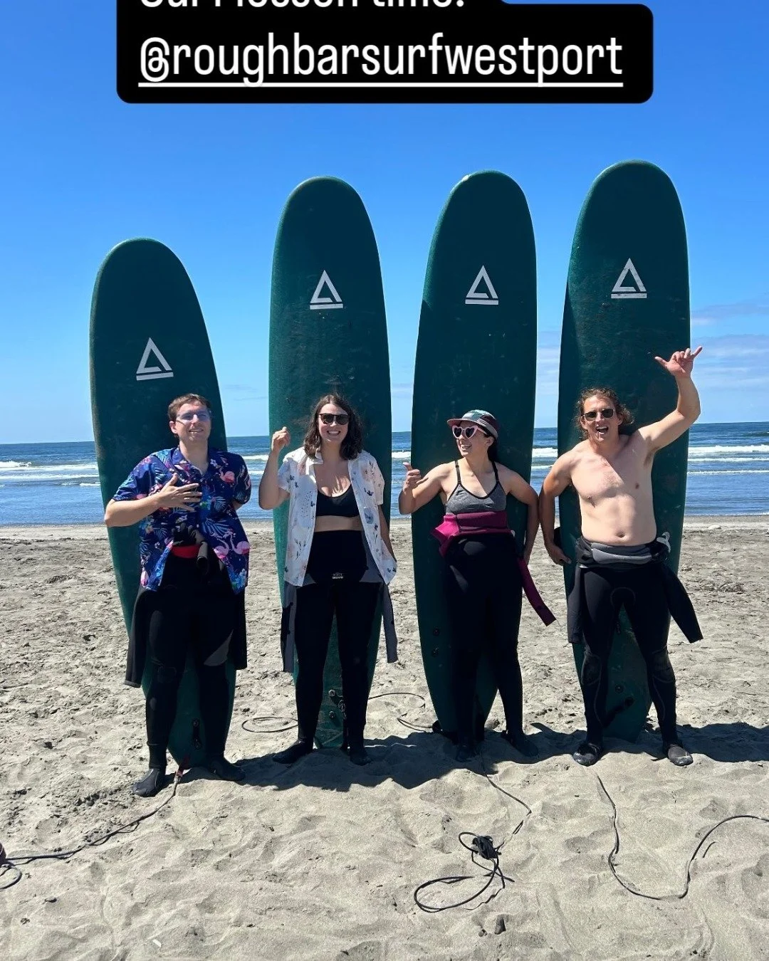 Tag Your Crew 🫶
Who did you paddle out with this summer? 🏄&zwj;♀️ Tag your surf crew and let them know you're already planning next year&rsquo;s sessions 😏

📸 Got a killer pic from the shack or your first wave? Drop it below &mdash; we&rsquo;ll b