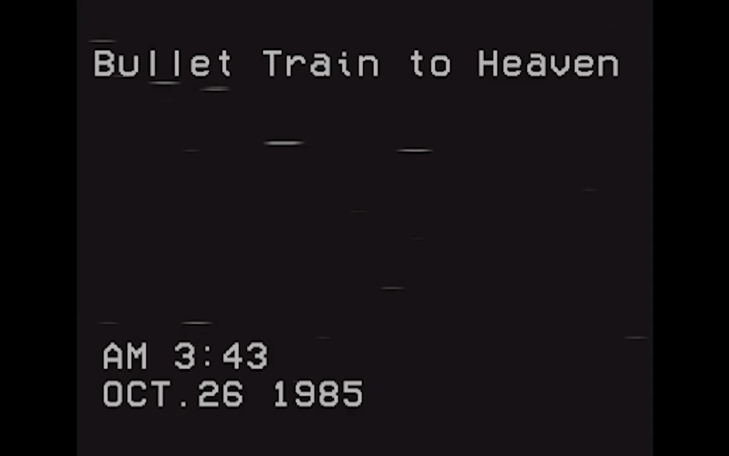 Bullet Train To Heaven