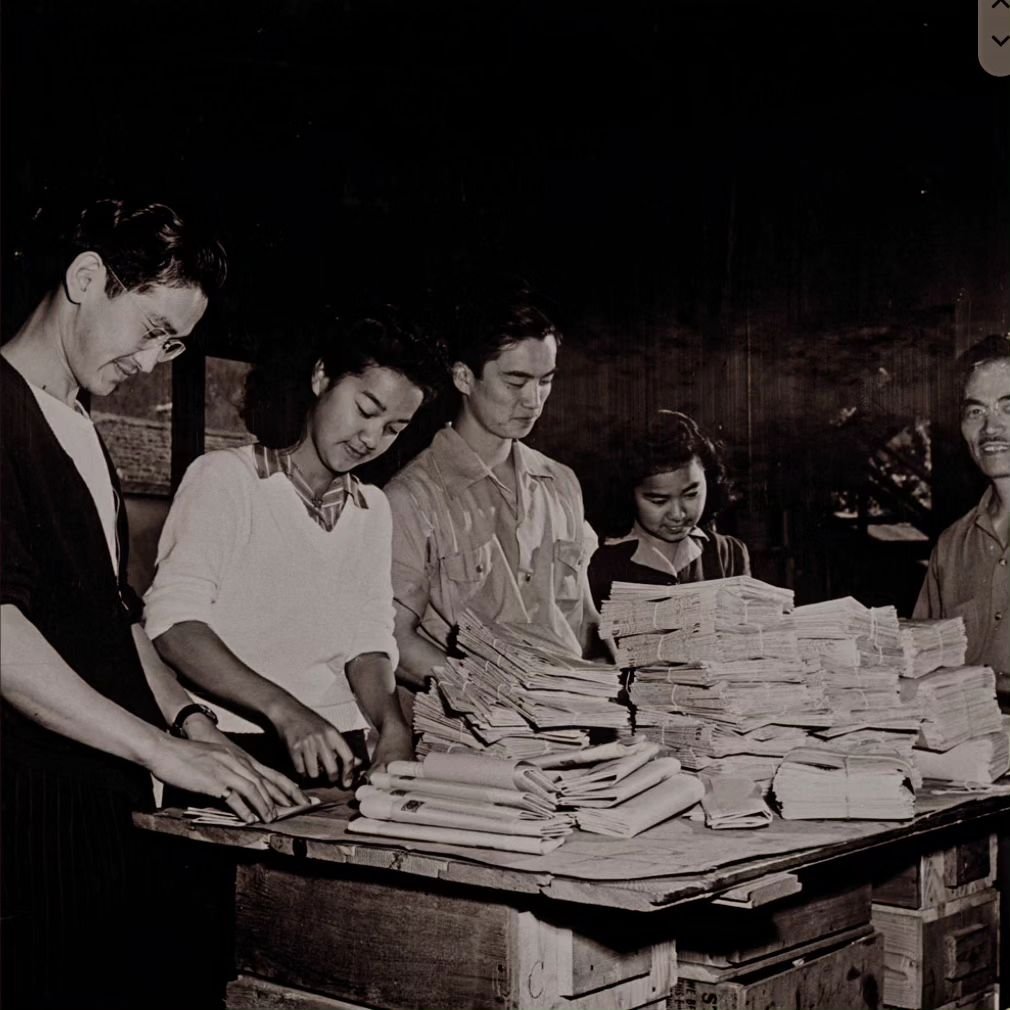 The New Canadian being distributed in 1945 - anyone recognize these faces? 
I'm really pleased that @cdnencyclopedia gave me the opportunity to write about this incredible newspaper for them, adding to their collection about historical newspapers and