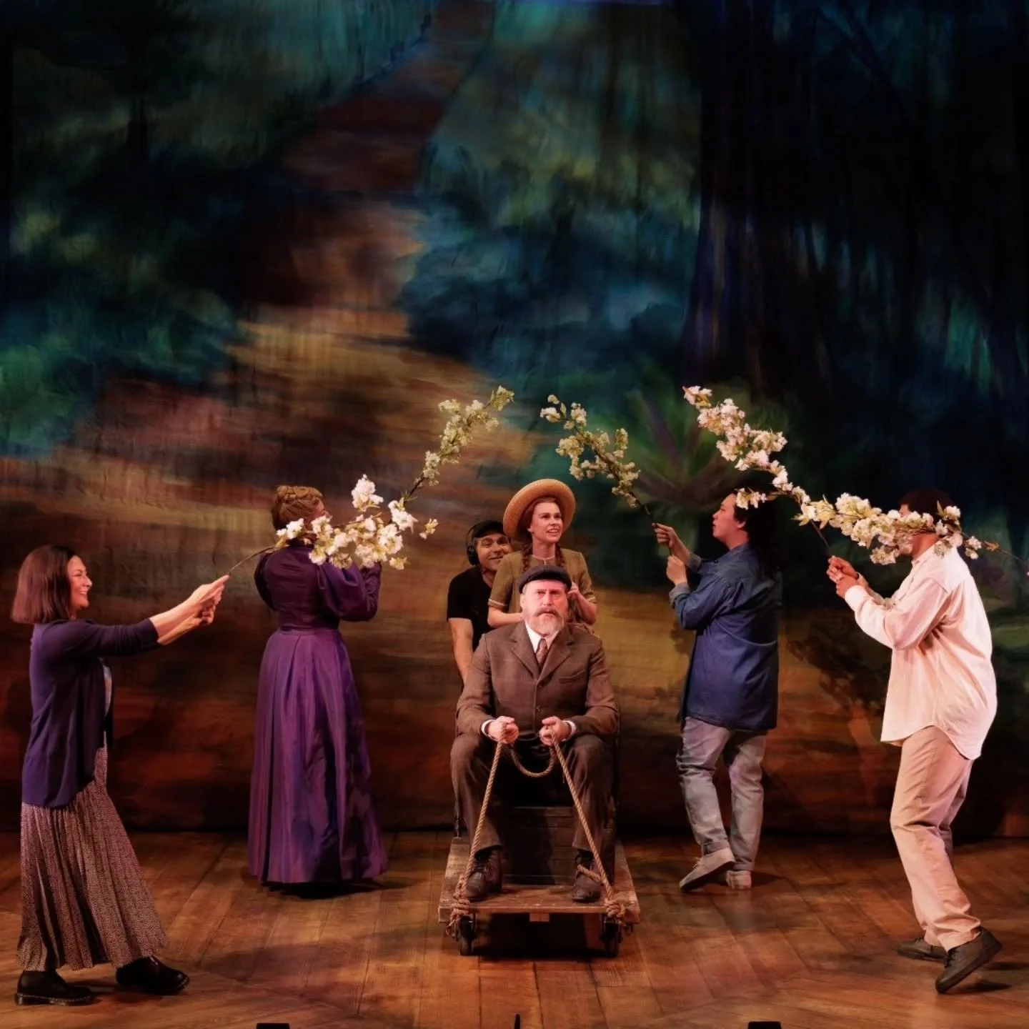 I did not take enough photos of my weekend at @stratfest , so I'm borrowing this photo from them (taken by David Hou)  of @ksandler24 's beautiful and loving new adaptation of Anne of Green Gables. Such a delight to see this show and to discuss the l