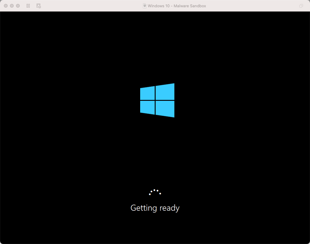 Windows Setup Getting Ready Screen