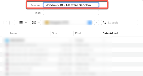 VMWare Fusion Save Windows 10 Virtual Machine