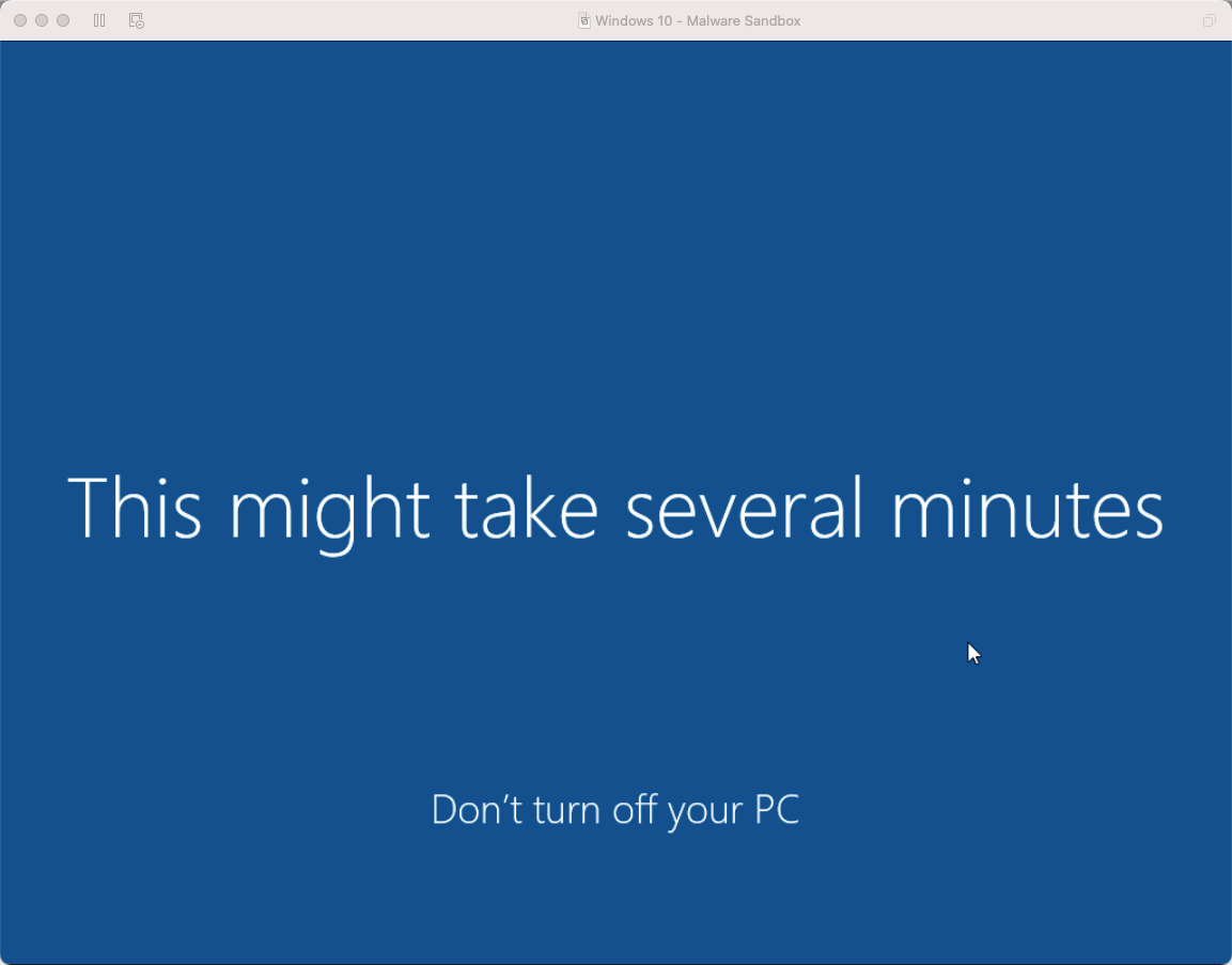 Windows Setup This Might Take Awhile Screen