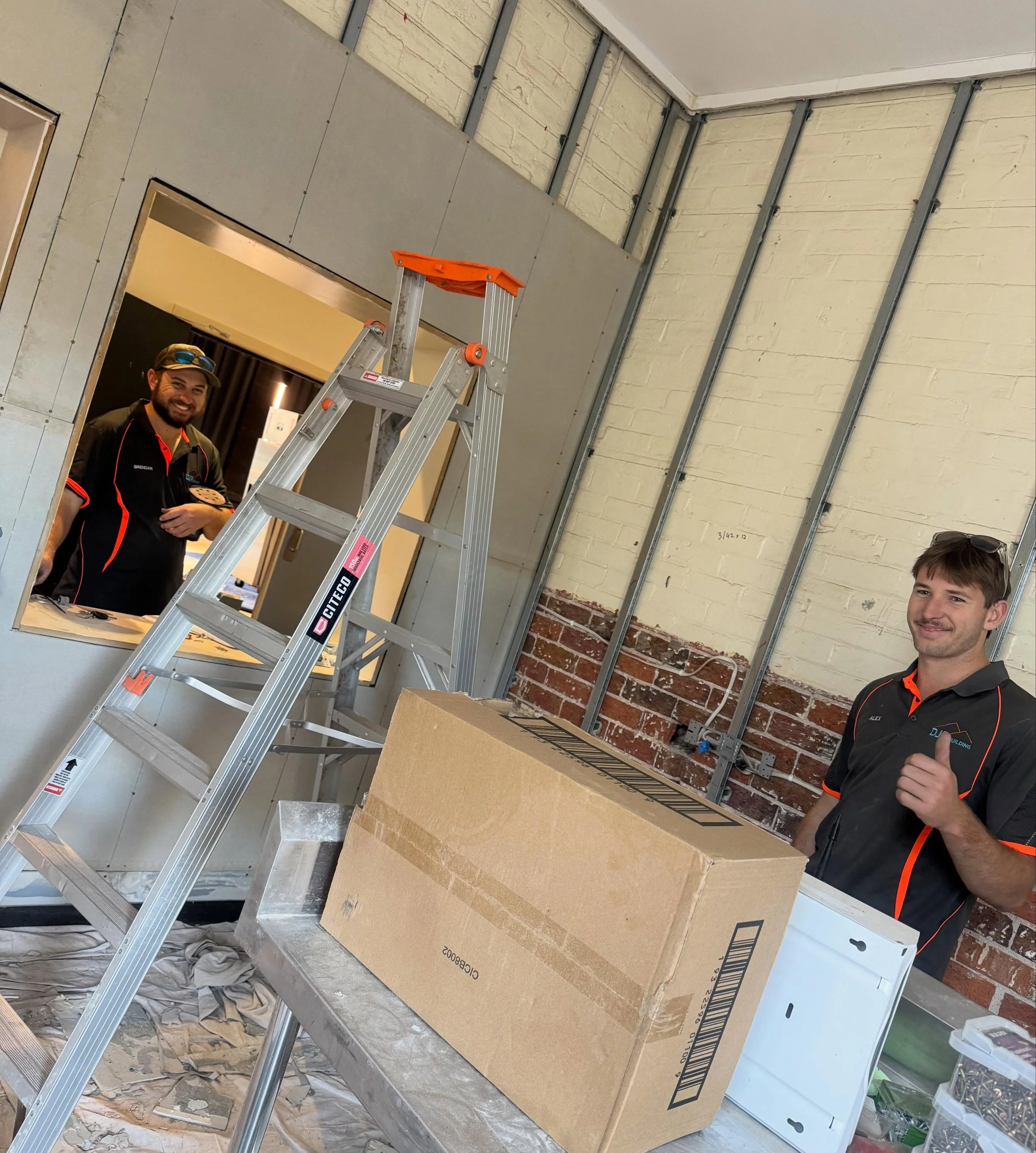 One day soon there will be pretty photos to share.
For now, here&rsquo;s the dust, the ladders and the legends helping bring The Tivoli back to life. ❤️🔨
@djrbuildingptyltd