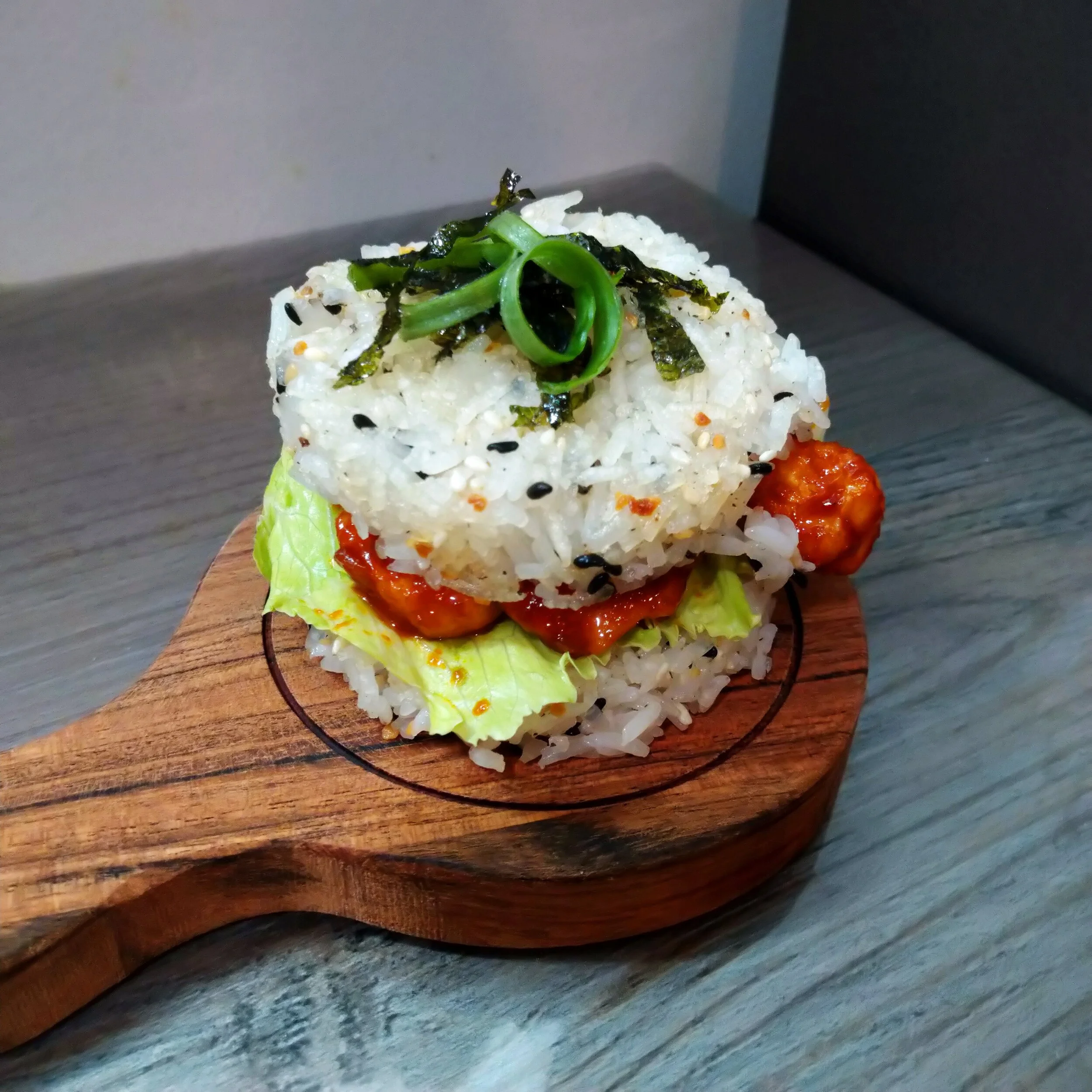 Korean Rice Burger