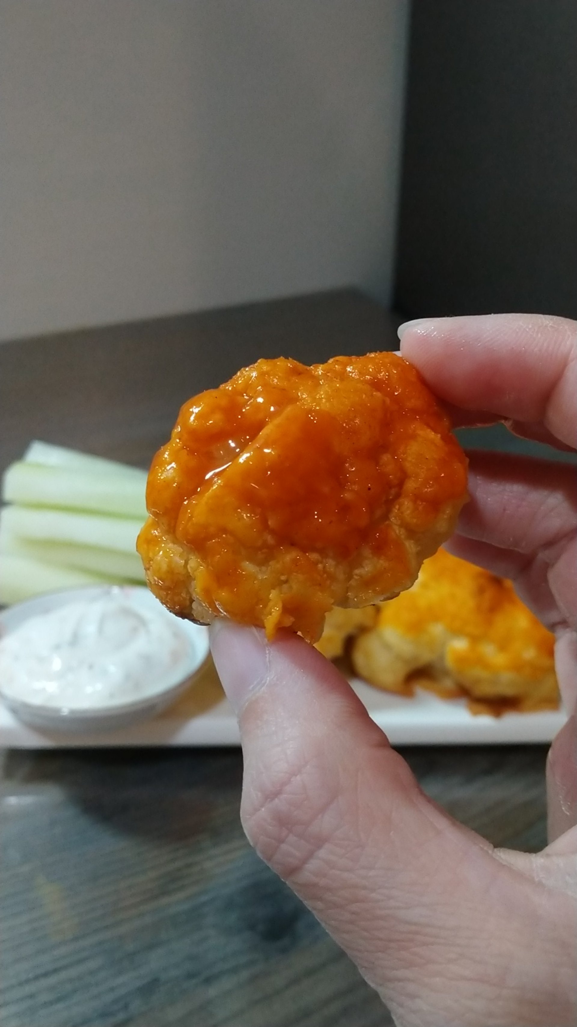 Cauliflower Buffalo Bites