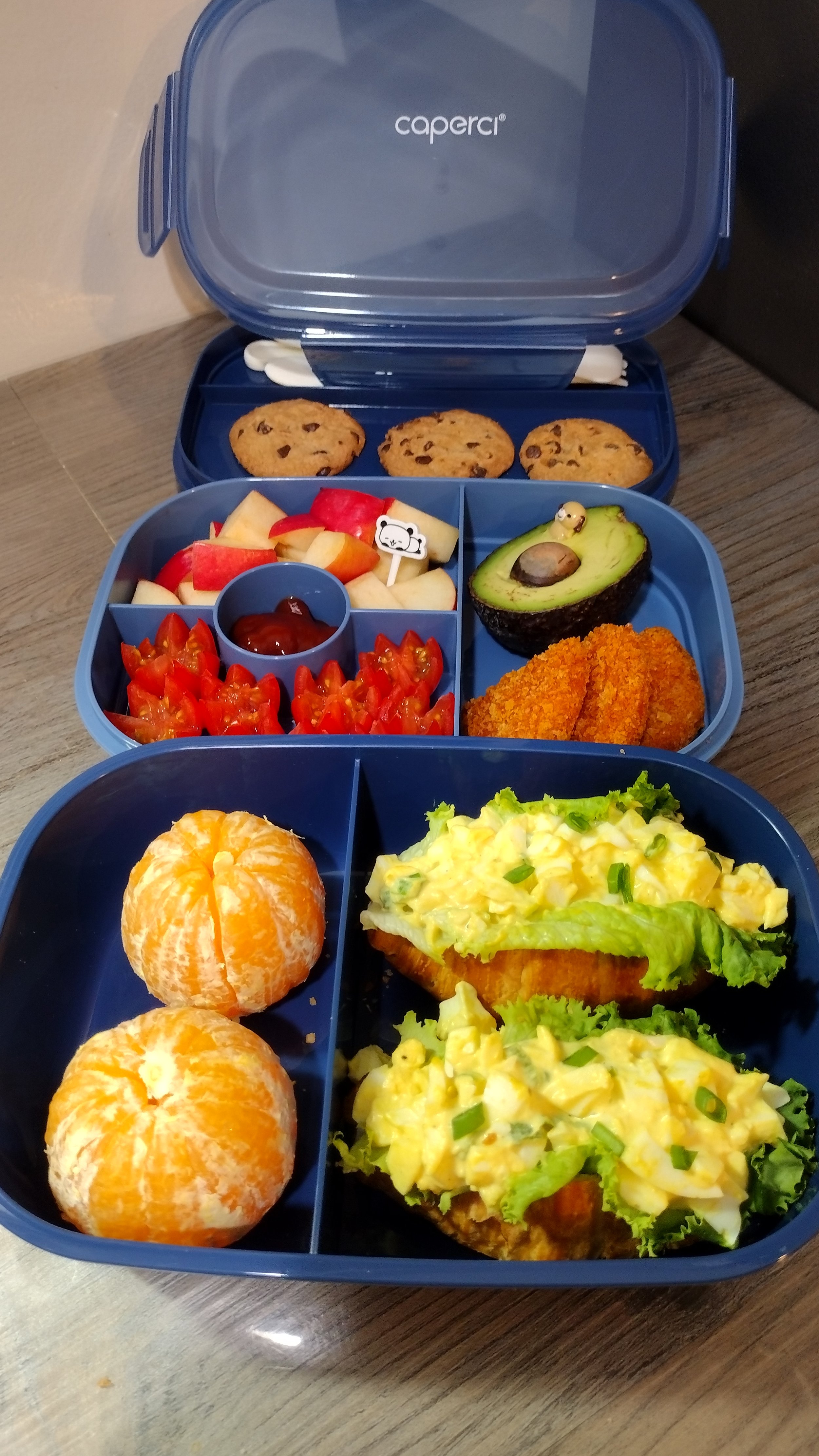 Egg Salad Croissant Recipe, Caperci Bento Box Ideas — PY's Kitchen