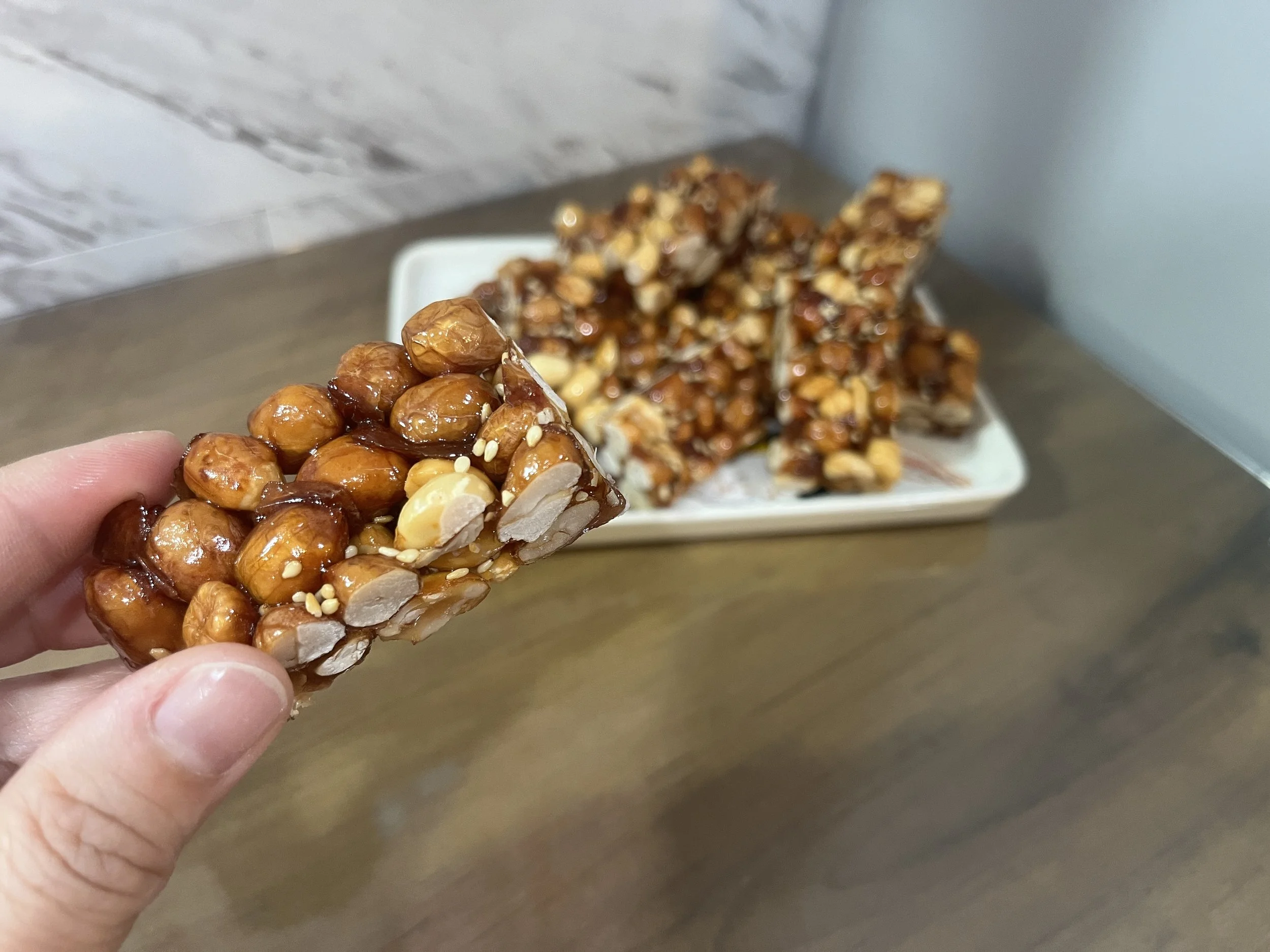 Chinese Peanut Brittle Recipe | Hua Sheng Tang 花生糖