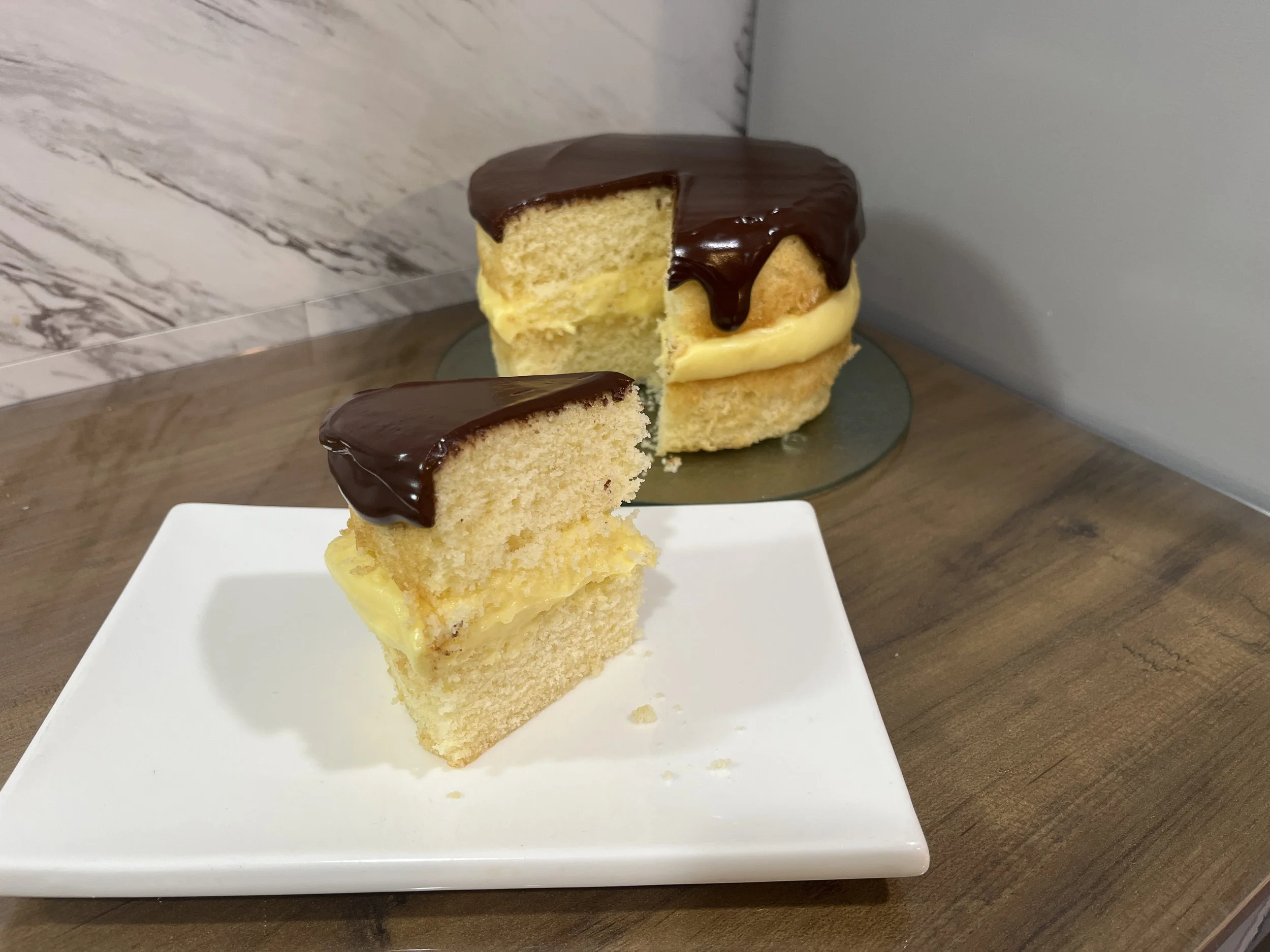 Boston Cream Cake
