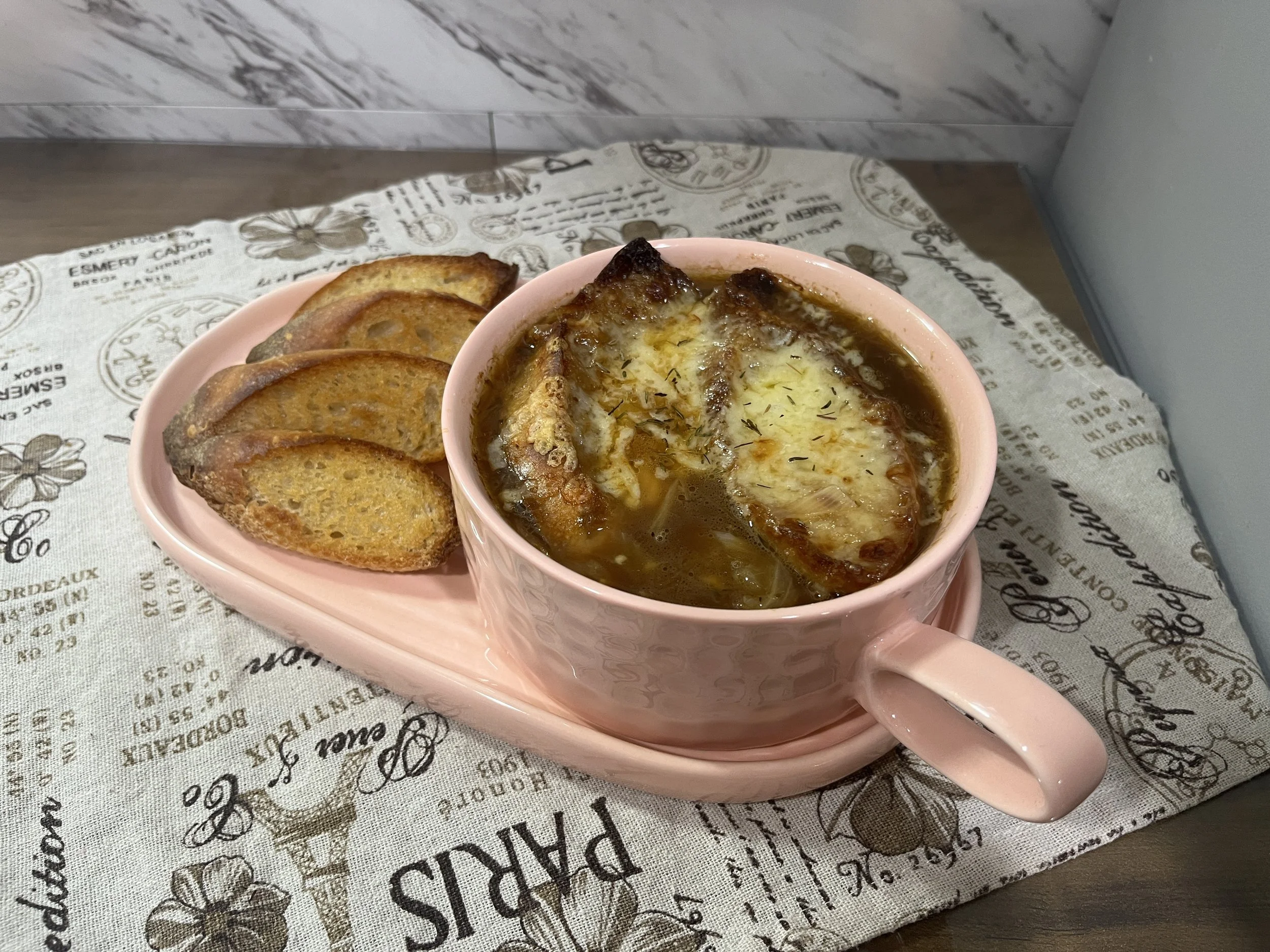 Warm, Savory, and Cheesy: French Onion Soup Made from Scratch