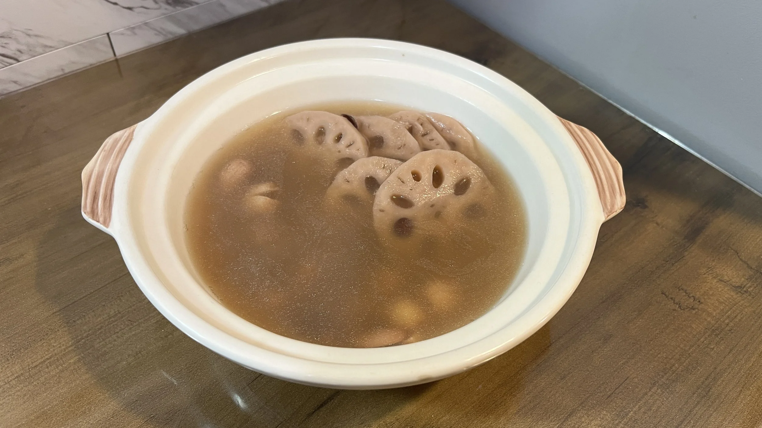 Comforting Lotus Root Soup with Cashews &amp; Lily Bulbs for Chilly Days