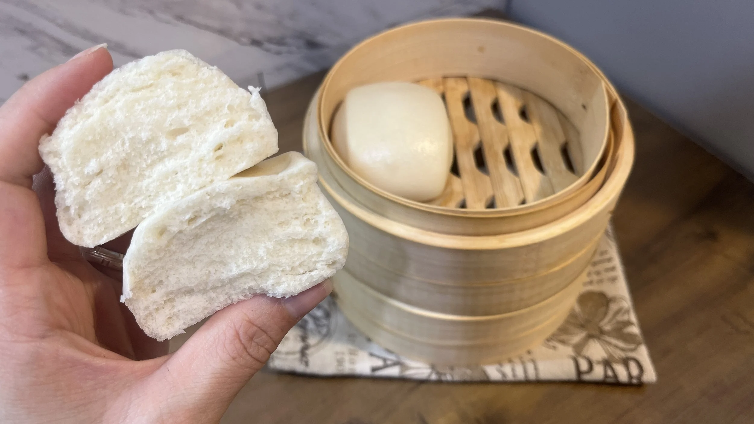 Easy Chinese Mantou | Sourdough Steamed Bun Recipe