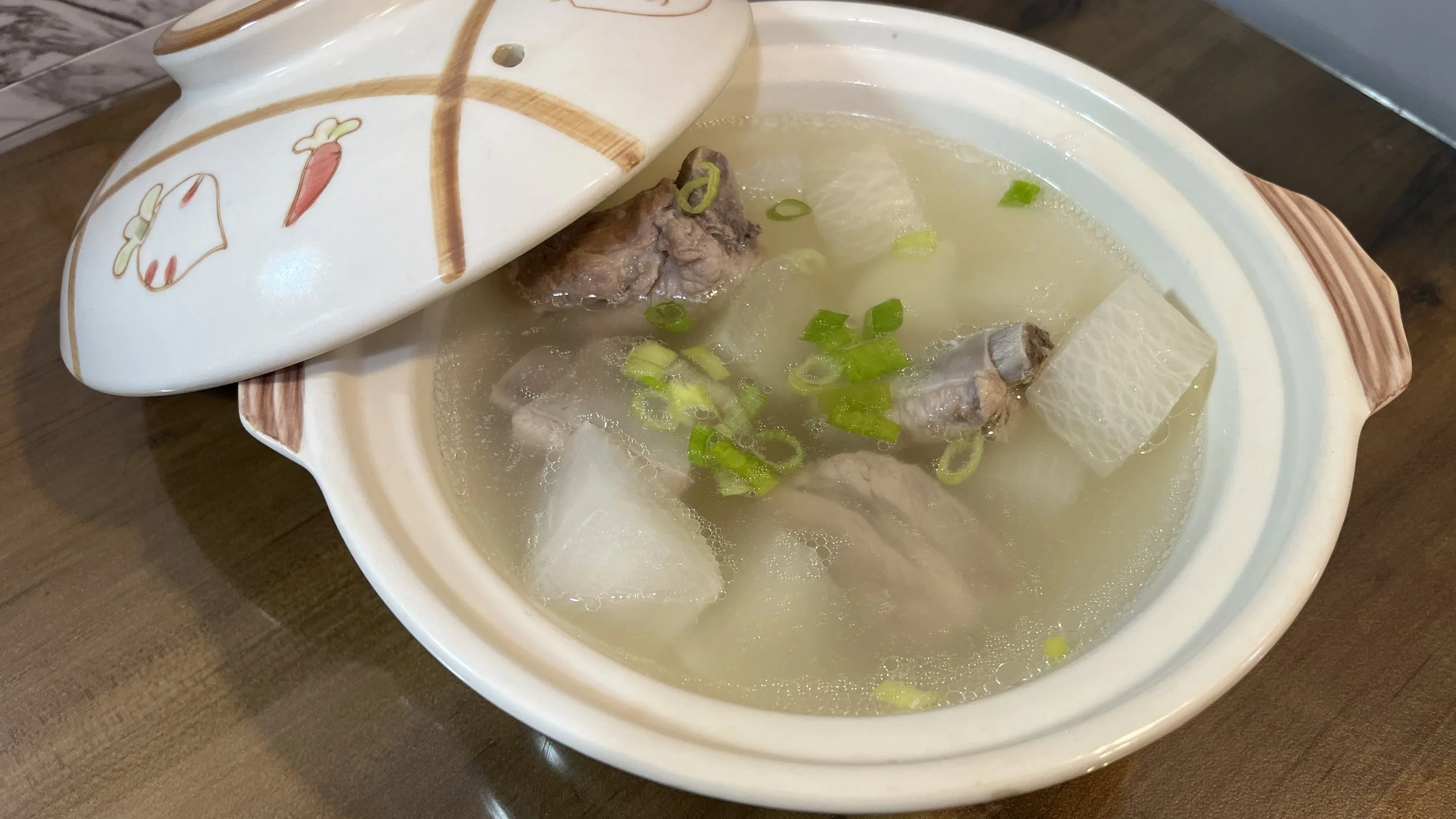 Pork Rib Daikon Soup