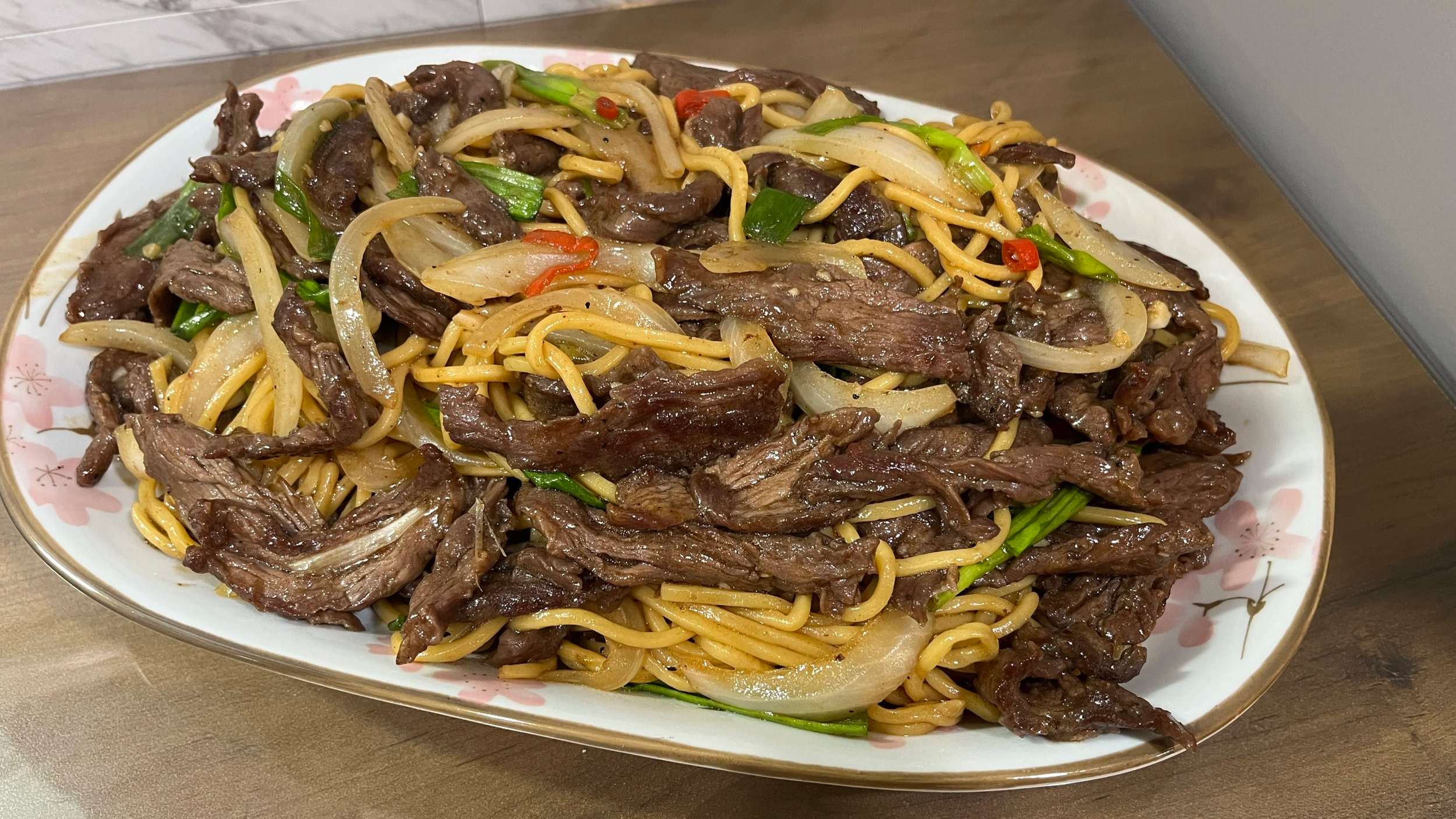 Mongolian Beef Noodles | Better Than Take Out