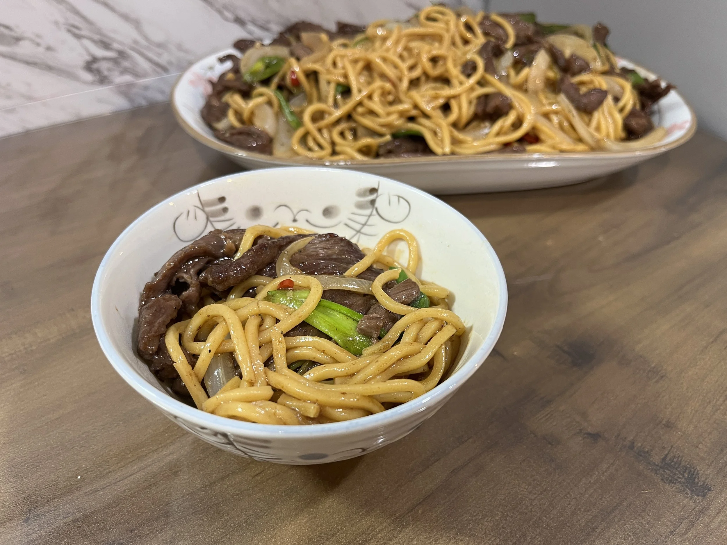 Quick Weeknight Mongolian Beef Noodles