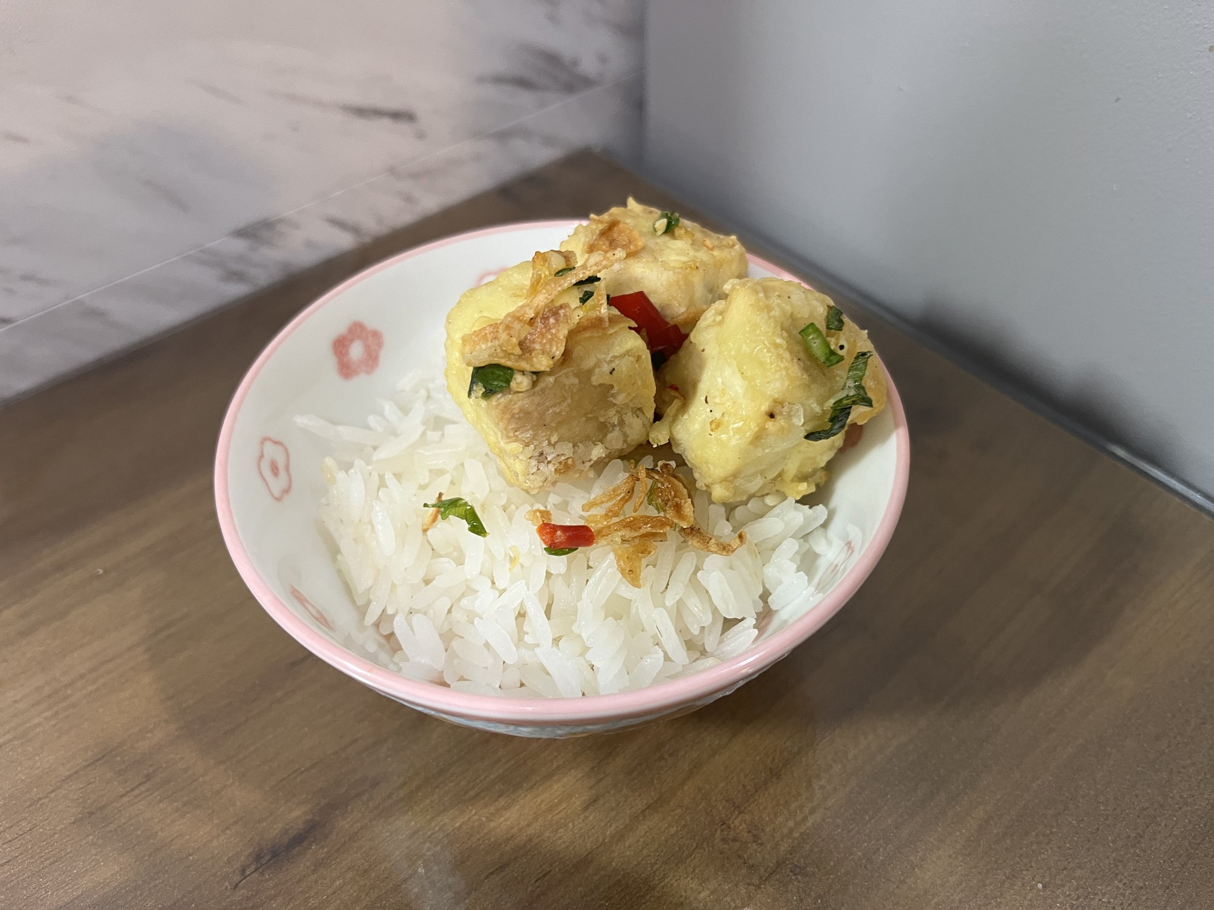 The BEST Air Fryer Tofu Recipe (Crispy Salt &amp; Pepper Style!