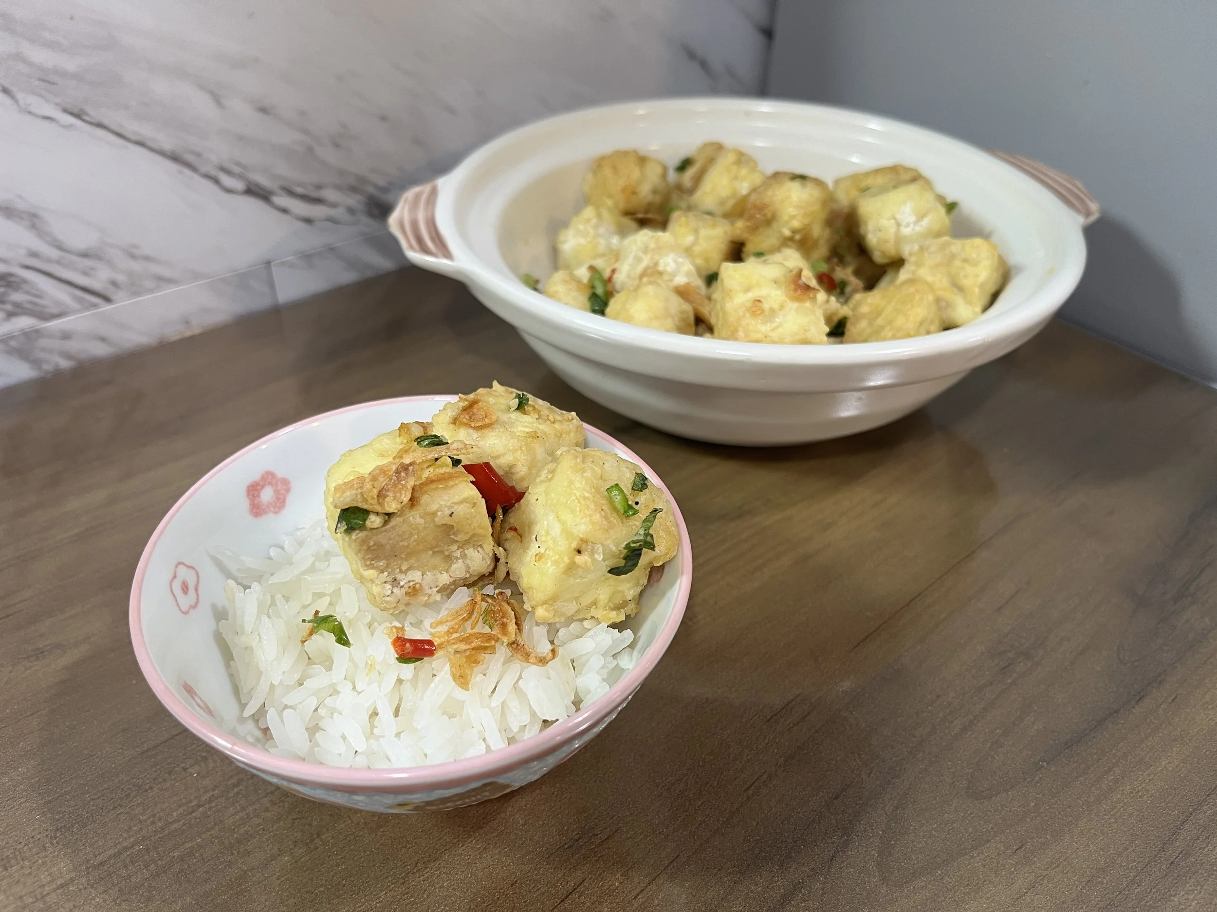 Better Than Takeout Salt &amp; Pepper Tofu 🌶️ Easy Air Fryer Recipe