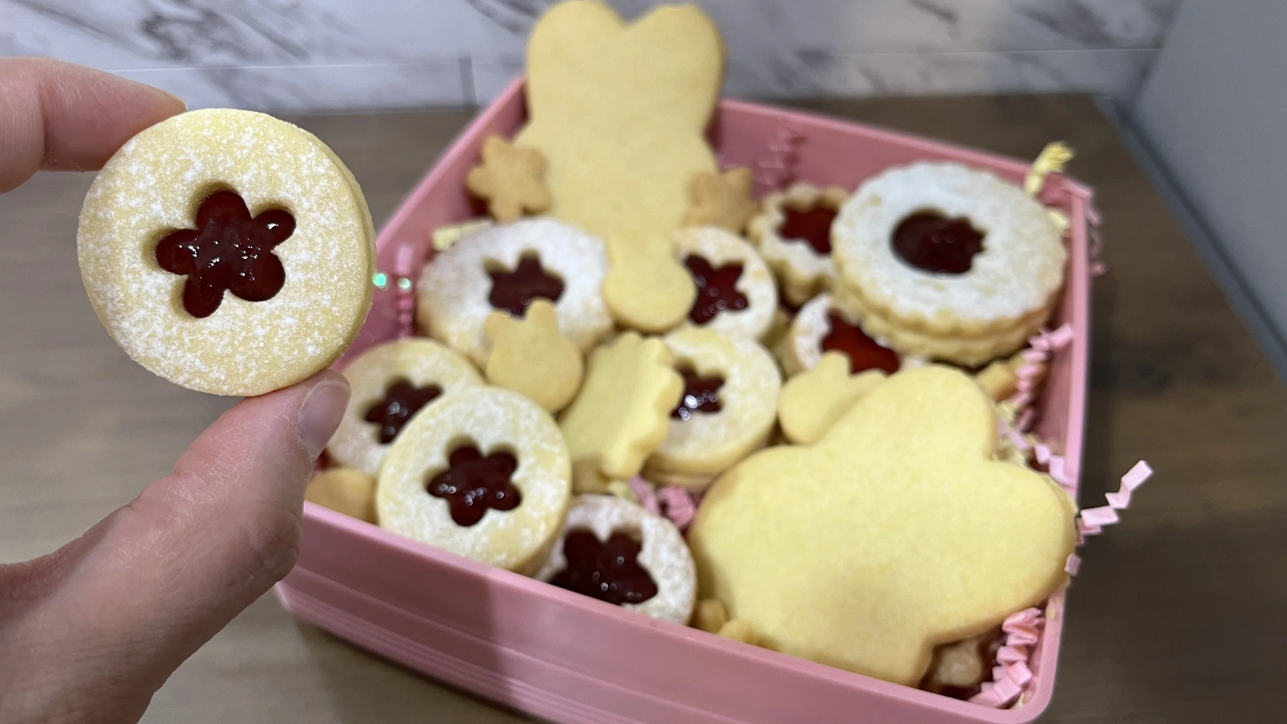 The Cutest Easter Cookies to Make with Kids! 🐰 Linzer Cookies Recipe