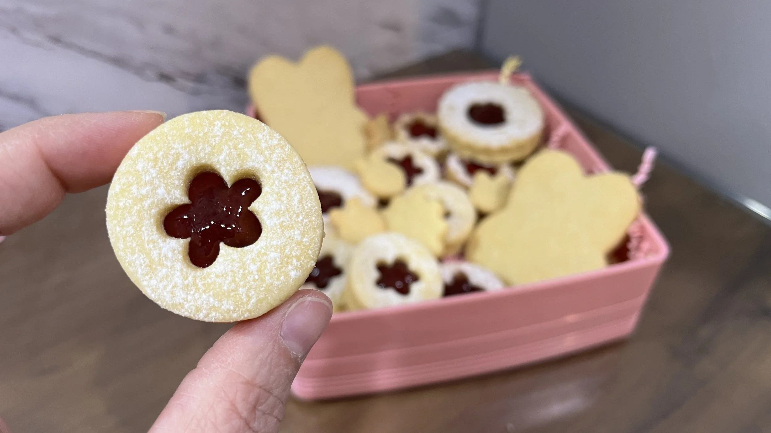 Easter Linzer Cookie